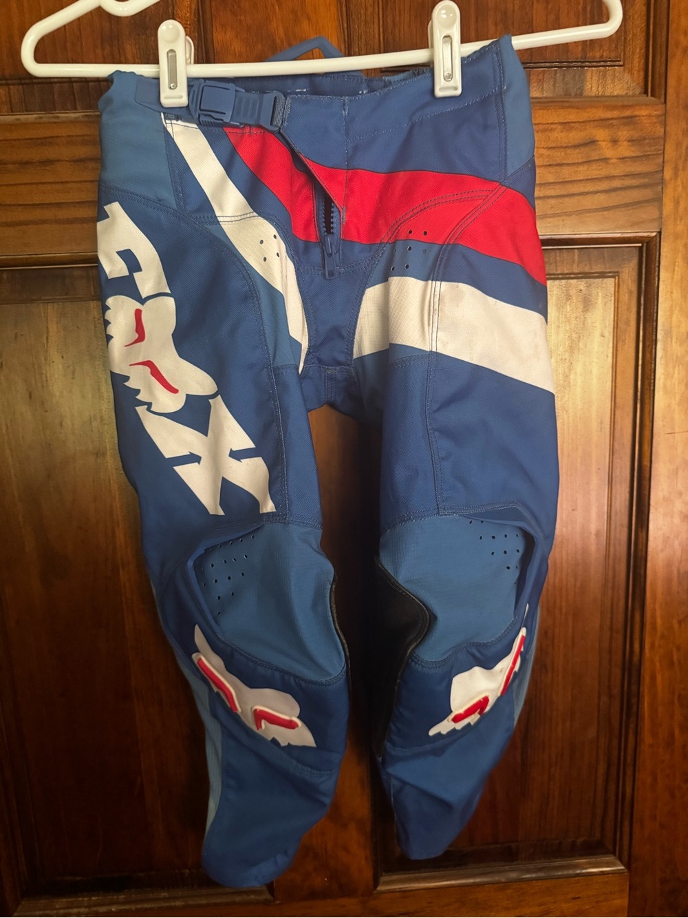 Fox Blue Red White Motocross Pants